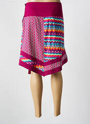 Jupe mi-longue violet COLINE pour femme seconde vue