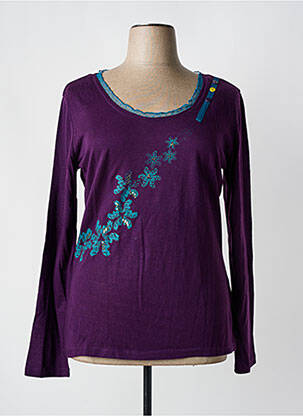 Pull violet COLINE pour femme