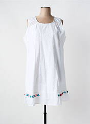 Robe courte blanc COLINE pour femme seconde vue