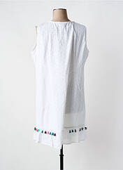 Robe courte blanc COLINE pour femme seconde vue