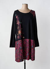 Robe mi-longue noir COLINE pour femme seconde vue