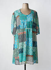 Robe mi-longue vert COLINE pour femme seconde vue