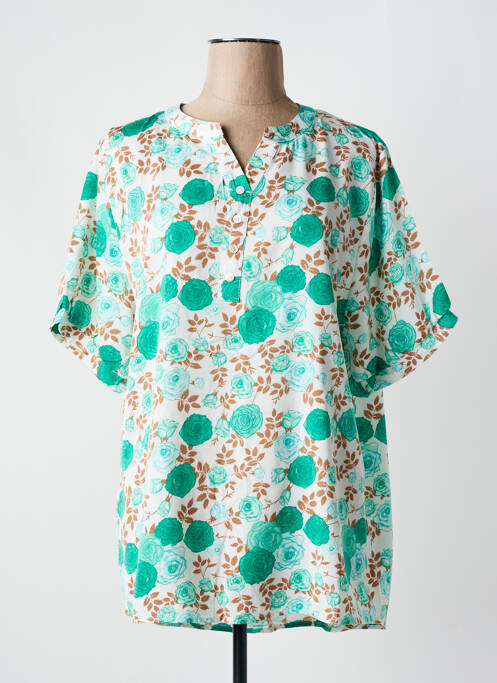 Blouse vert LUSA pour femme