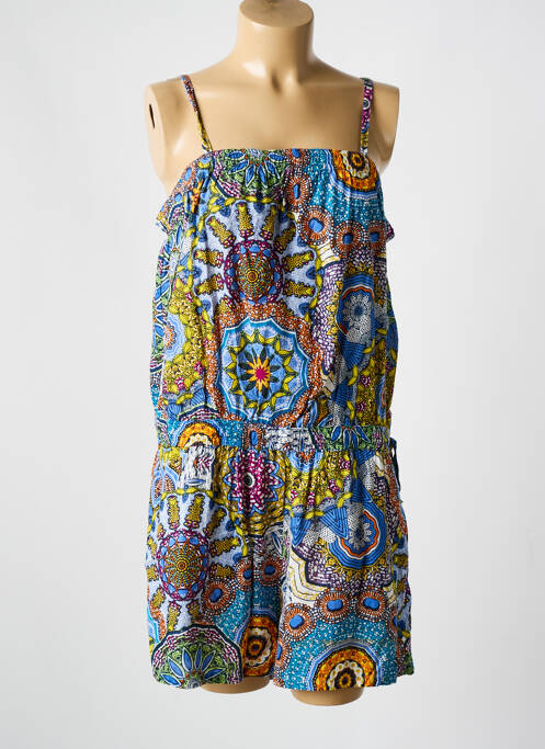 Combishort bleu COLINE pour femme