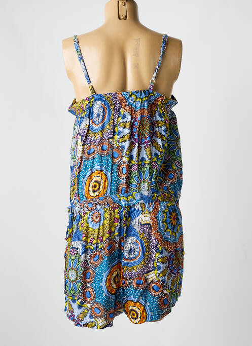 Combishort bleu COLINE pour femme