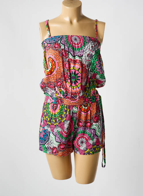 Combishort rose COLINE pour femme