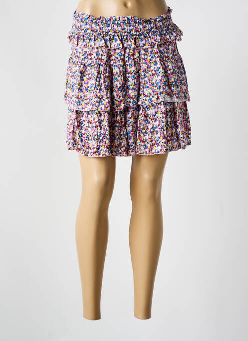 Jupe courte rose KILIBBI pour femme