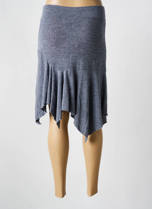 Jupe longue gris COLINE pour femme