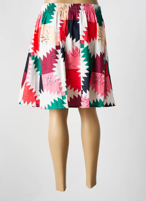 Jupe mi-longue rouge ATELIER EVÈNE pour femme