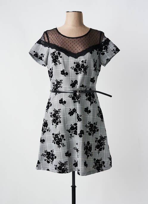 Robe courte gris JUS D'ORANGE pour femme