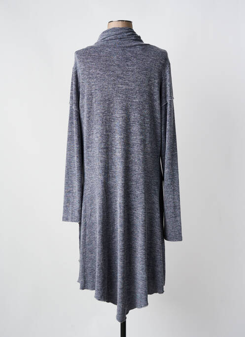 Robe mi-longue gris COLINE pour femme