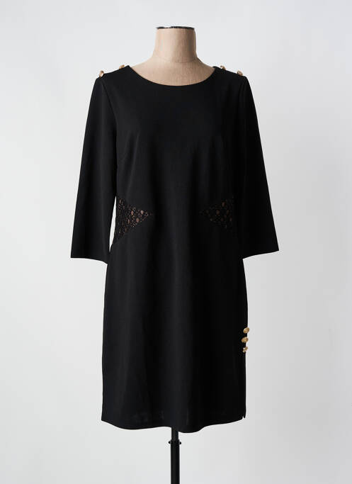 Robe mi-longue noir JUS D'ORANGE pour femme