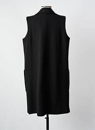 Robe mi-longue sans manche sans manche noir JUS D'ORANGE femme