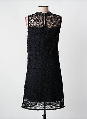 Robe mi-longue sans manche sans manche noir JUS D'ORANGE femme