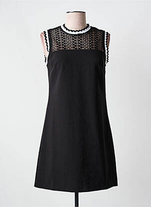 Robe courte sans manche sans manche noir LOVIE & CO femme