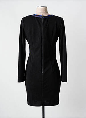 Robe courte manches longues manches longues noir JUS D'ORANGE femme