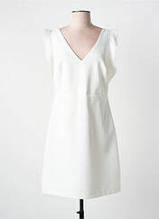 Robe courte blanc LOVIE & CO pour femme seconde vue