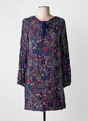 Robe courte bleu COLINE pour femme seconde vue