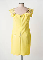 Robe courte jaune JUS D'ORANGE pour femme seconde vue