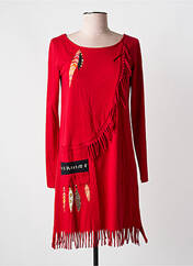 Robe courte rouge COLINE pour femme seconde vue