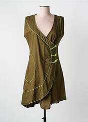 Robe courte vert COLINE pour femme seconde vue