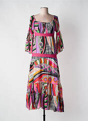 Robe longue violet COLINE pour femme seconde vue