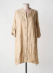 Robe mi-longue beige COLINE pour femme seconde vue