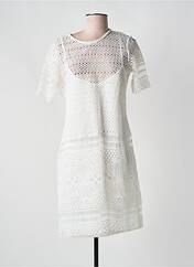 Robe mi-longue blanc JUS D'ORANGE pour femme seconde vue