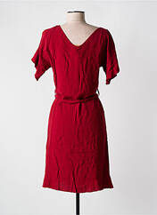 Robe mi-longue rouge COLINE pour femme seconde vue