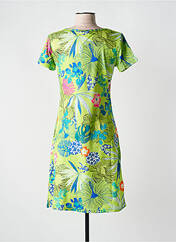 Robe mi-longue vert COLINE pour femme seconde vue