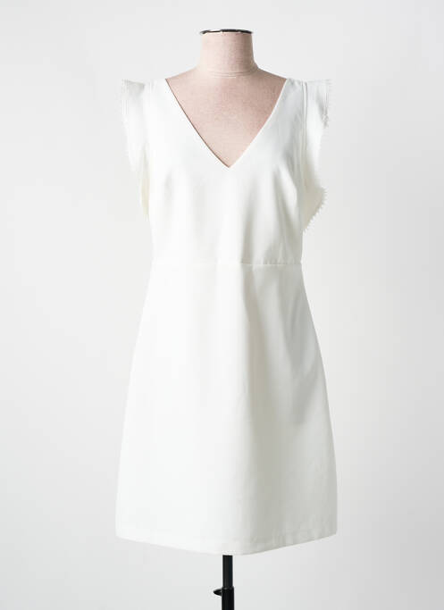 Robe courte blanc LOVIE & CO pour femme