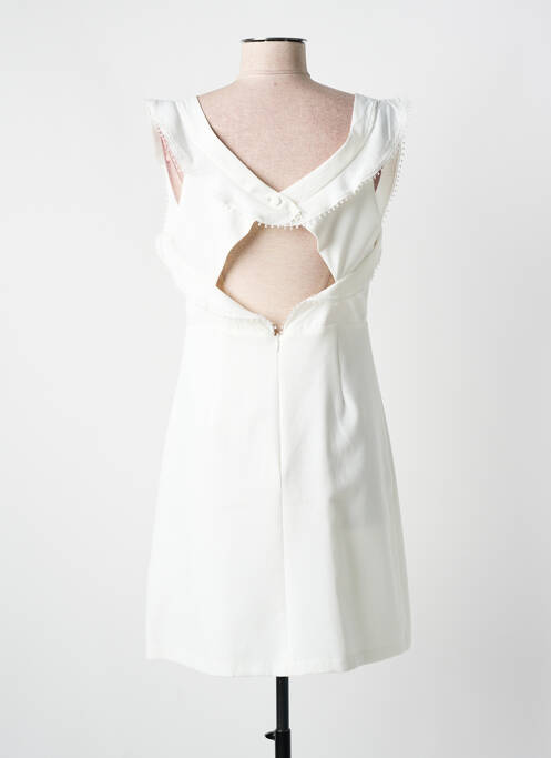 Robe courte blanc LOVIE & CO pour femme