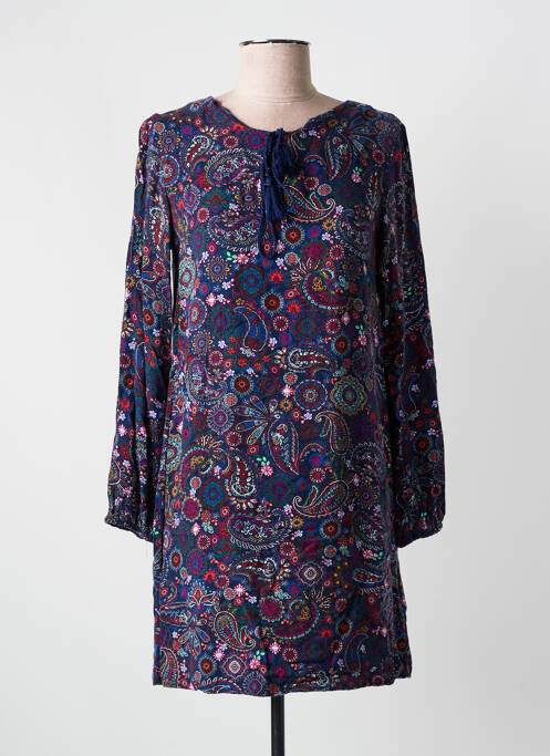 Robe courte bleu COLINE pour femme