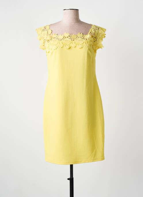 Robe courte jaune JUS D'ORANGE pour femme