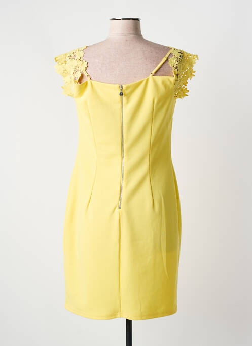 Robe courte jaune JUS D'ORANGE pour femme