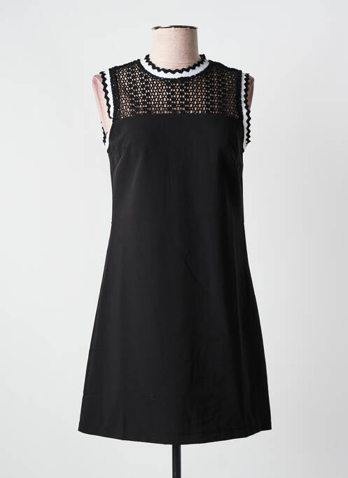 Robe courte noir LOVIE & CO pour femme