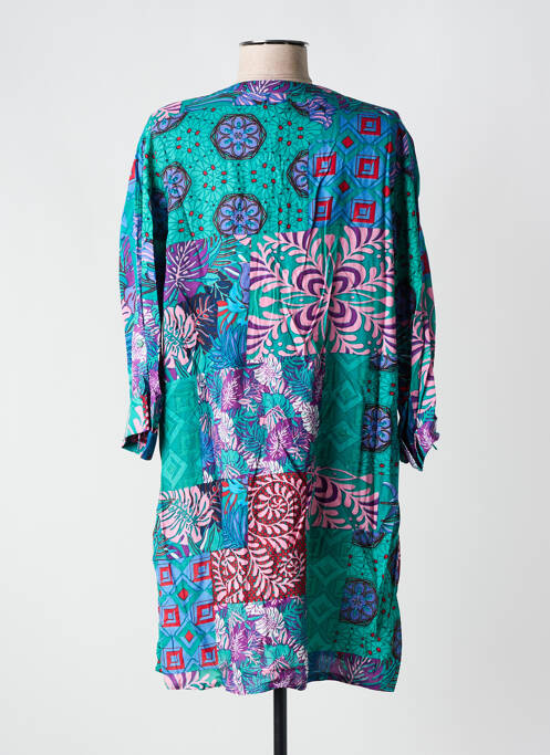 Robe courte vert COLINE pour femme