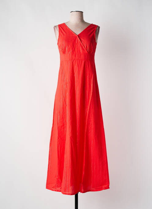 Robe longue rouge COLINE pour femme