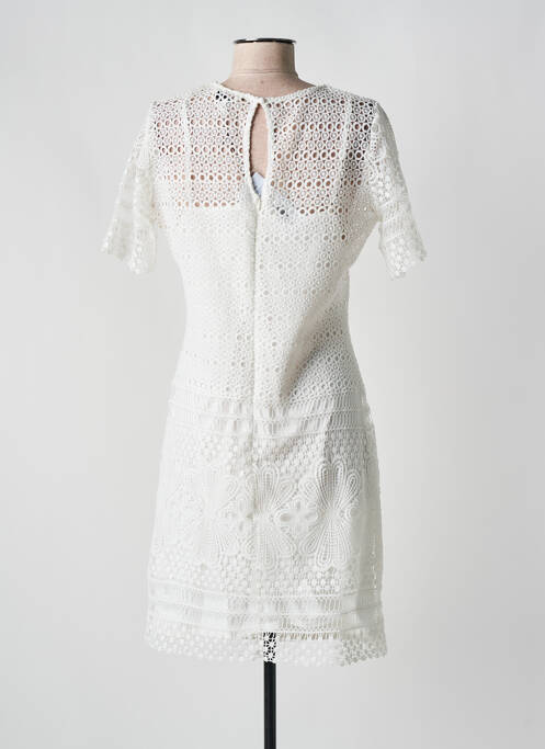 Robe mi-longue blanc JUS D'ORANGE pour femme
