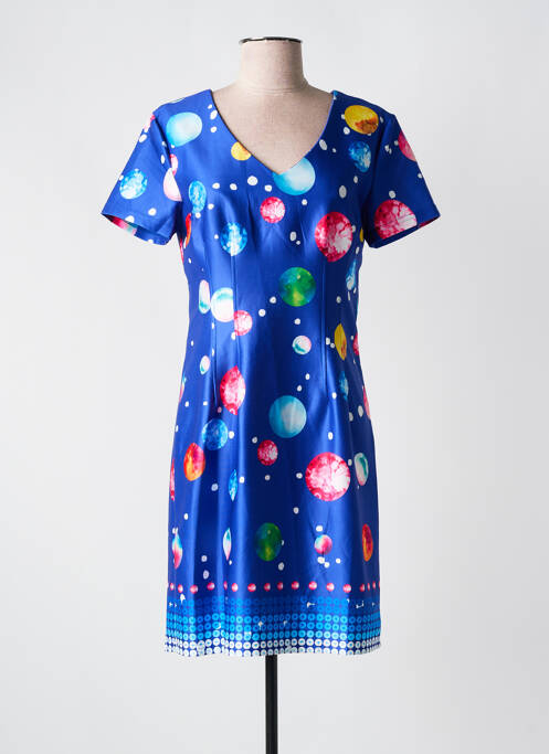 Robe mi-longue bleu FOR HER PARIS pour femme