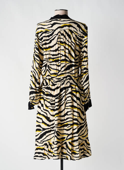 Robe mi-longue noir JUS D'ORANGE pour femme