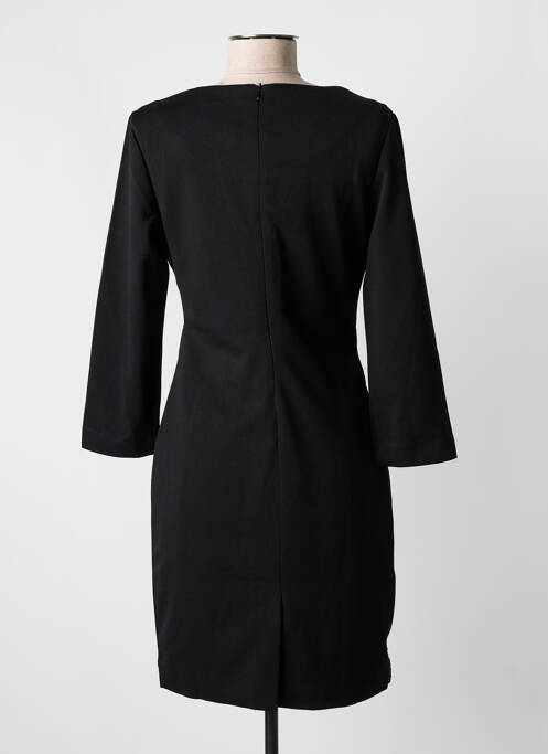 Robe mi-longue noir LANTIN pour femme