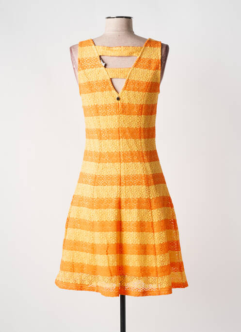 Robe mi-longue orange JUS D'ORANGE pour femme