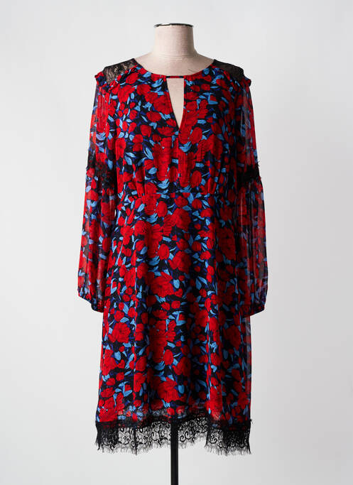 Robe mi-longue rouge JUS D'ORANGE pour femme