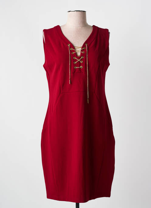 Robe mi-longue rouge JUS D'ORANGE pour femme