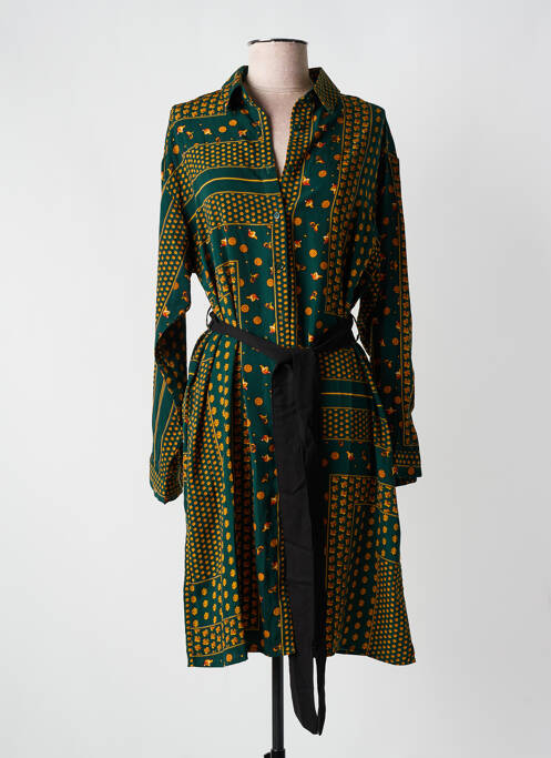 Robe mi-longue vert ELLI WHITE pour femme