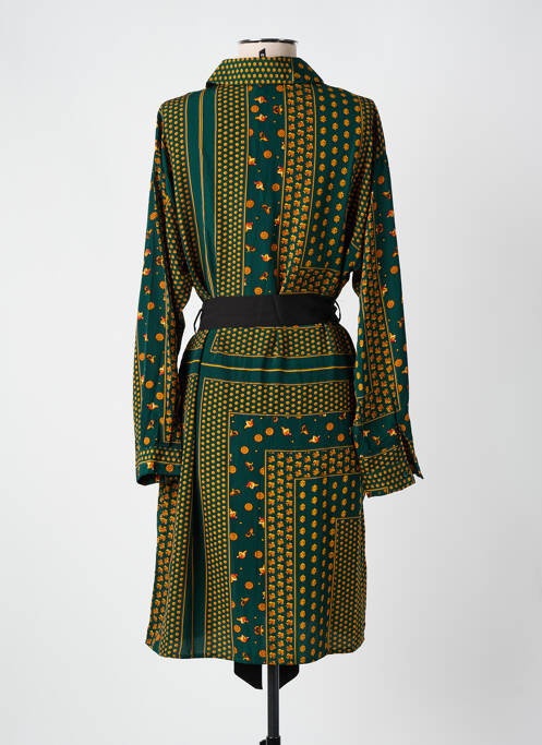 Robe mi-longue vert ELLI WHITE pour femme