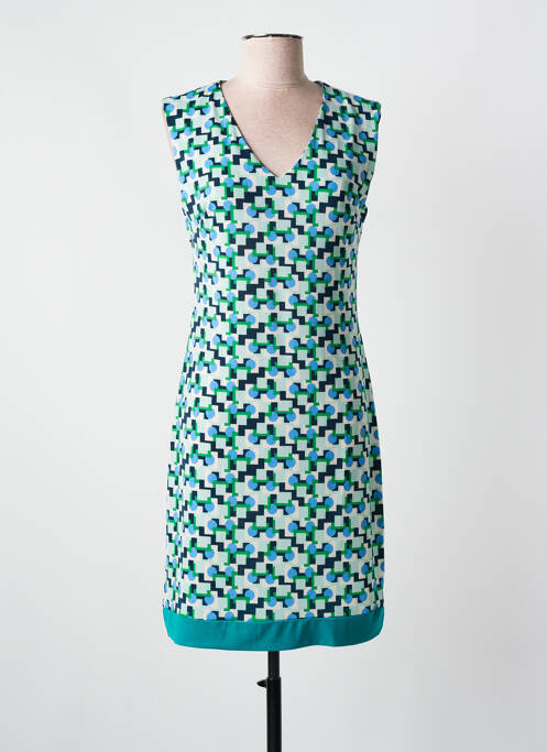 Robe mi-longue vert SWEET MISS pour femme