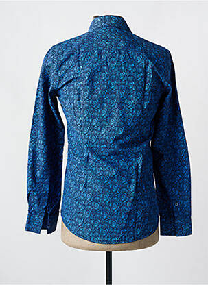 Chemise manches longues imprimé fantaisie bleu HOPENLIFE homme