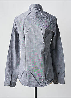 Chemise manches longues imprimé fantaisie gris OSCAR homme